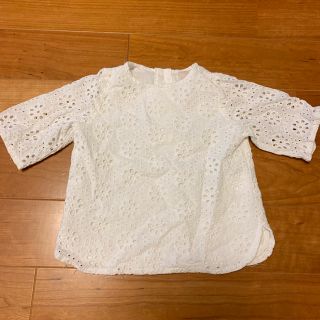 プティマイン(petit main)のmiiiii様専用 プティマイン 花柄 レース カットソー(Tシャツ/カットソー)