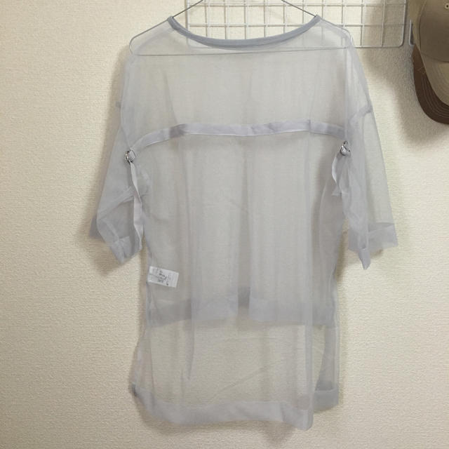 KBF(ケービーエフ)のKBFチュールトップス  レディースのトップス(Tシャツ(半袖/袖なし))の商品写真