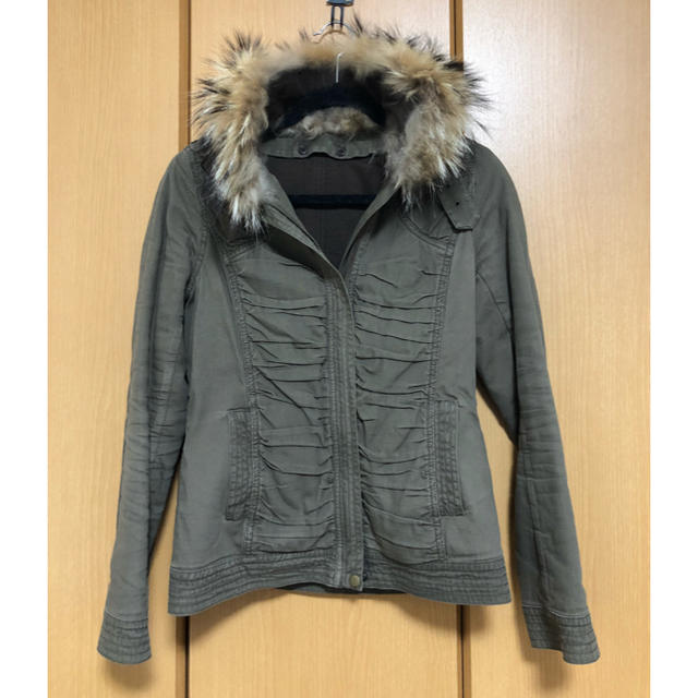 rienda(リエンダ)のファー付きコート レディースのジャケット/アウター(毛皮/ファーコート)の商品写真