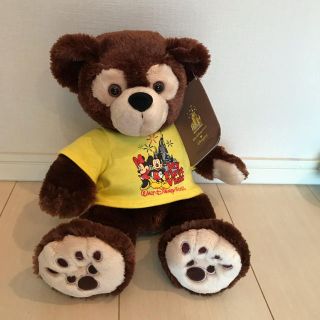 ダッフィー(ダッフィー)のWDW限定 ダッフィー  Duffy ブラウン ディズニーベア 美品(キャラクターグッズ)