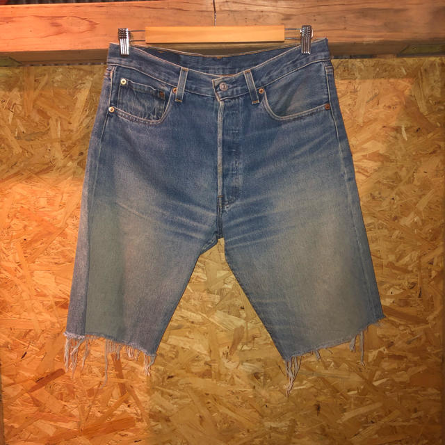 アメリカ製 90's Levi's501 cut off b-194