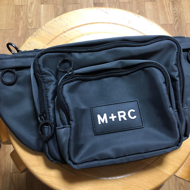 【中古】マルシェノア ウエストバッグ グレー m+rc noir