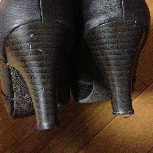 ブラックオックスフォード レディースの靴/シューズ(ハイヒール/パンプス)の商品写真