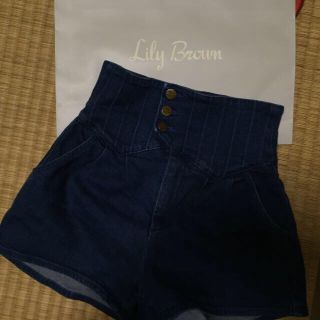 リリーブラウン(Lily Brown)のハイウエストショートパンツ(ショートパンツ)