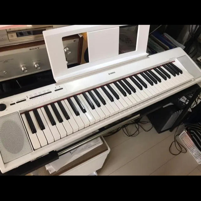 ヤマハ 電子ピアノキーボードNP-12WH の通販 by 休業中｜ラクマ