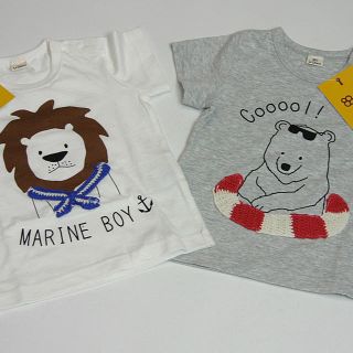 キムラタン(キムラタン)のTシャツ 2枚セット 80cm ベビー キッズ  男の子(Ｔシャツ)