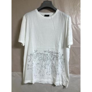 ランバン(LANVIN)のLANVIN シルケット加工コレクション会場線画Tシャツ(Tシャツ/カットソー(半袖/袖なし))