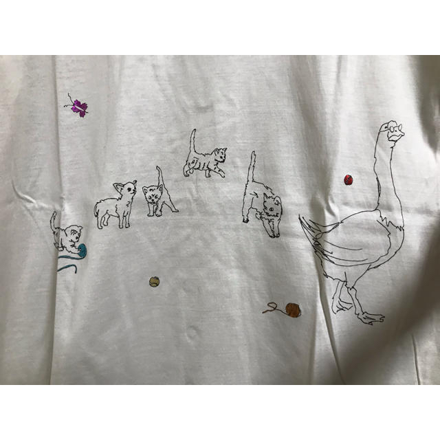 LANVIN(ランバン)の早い者勝ち！！LANVIN 子猫＆ガチョウ オーバーサイズTシャツ メンズのトップス(Tシャツ/カットソー(半袖/袖なし))の商品写真