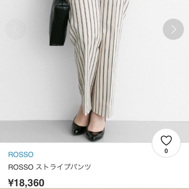 ROSSO(ロッソ)の新品 ロッソ パンツ レディースのパンツ(カジュアルパンツ)の商品写真
