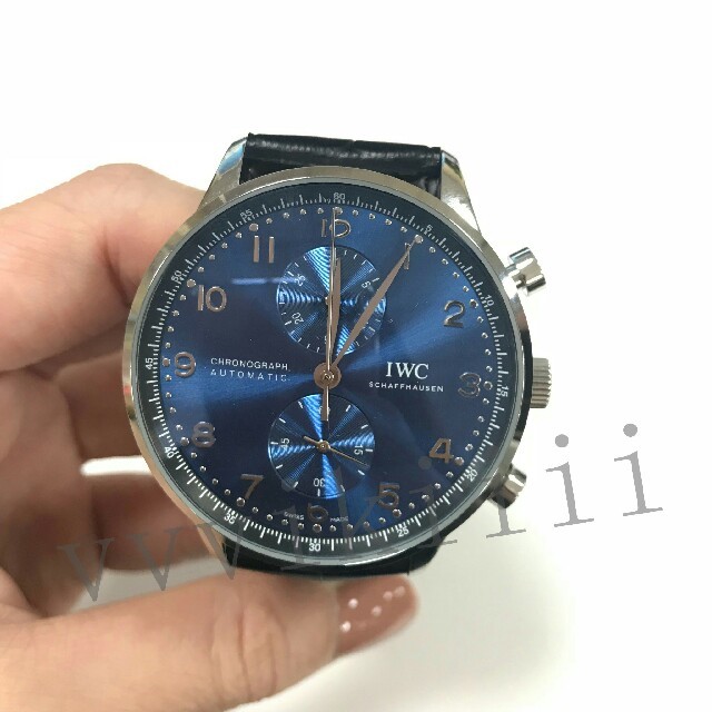 IWC - IWC ポルトギーゼ クロノグラフ 　メンズ　腕時計　の通販 by ふ's shop｜インターナショナルウォッチカンパニーならラクマ