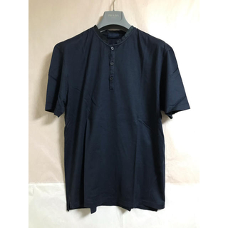 ランバン(LANVIN)のLANVIN リボンテープネック ヘンリーネックTシャツ(Tシャツ/カットソー(半袖/袖なし))