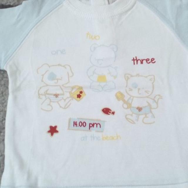 familiar(ファミリア)の★新品★イタリア IDEXE 半袖Tシャツ 70cm　ベネトン/コムサデモード キッズ/ベビー/マタニティのベビー服(~85cm)(Ｔシャツ)の商品写真