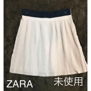 ザラ(ZARA)の★●【未使用】ZARA プリーツスカート(ひざ丈スカート)