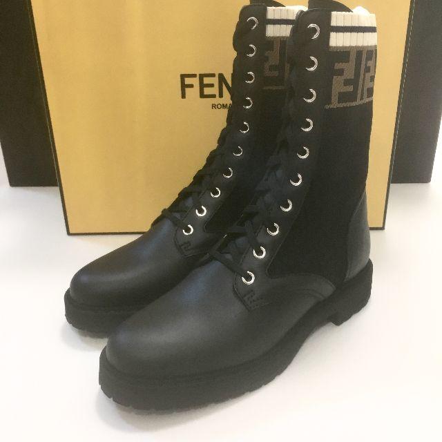 公式通販ストア 新品未使用！送料込み☆FENDI☆ブラックレースアップ