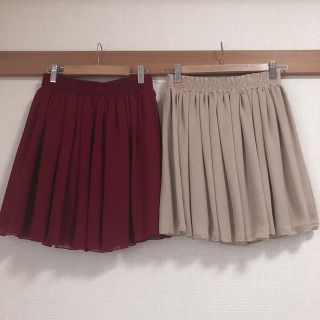 マジェスティックレゴン(MAJESTIC LEGON)のMAJESTIC LEGON シフォンスカート(ミニスカート)