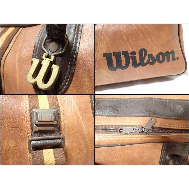 CA208 ウィルソン WILSON 大型 PVCレザー ボストンバッグ