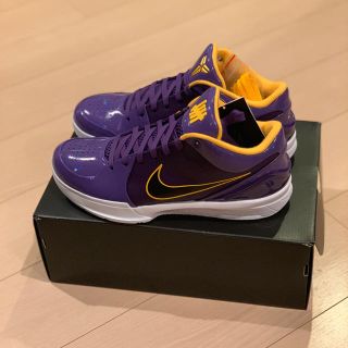 ナイキ(NIKE)の28cm KOBE IV PROTRO undefeated PE purple(スニーカー)