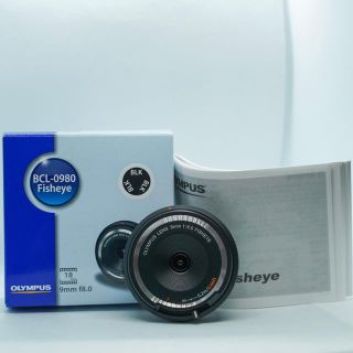 オリンパス(OLYMPUS)の美品 元箱付 OLYMPUS フィッシュアイボディキャップレンズ(レンズ(単焦点))