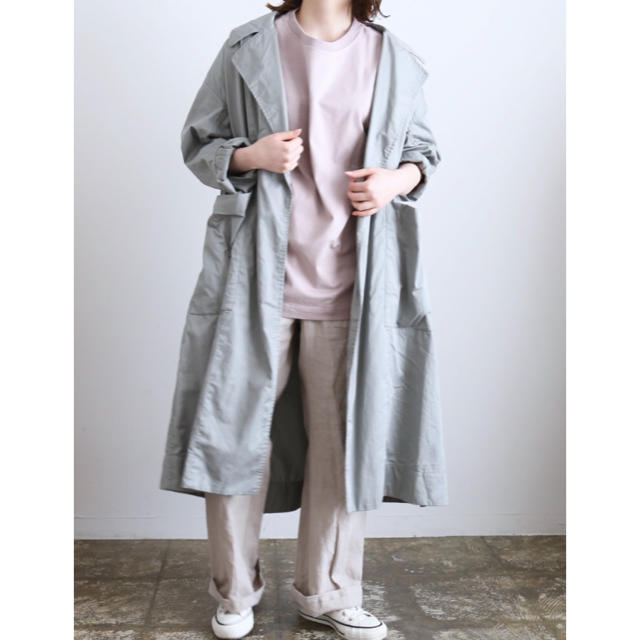 nest Robe(ネストローブ)のぷりん様専用 2019SS toujours トゥジュー トレンチローブコート レディースのジャケット/アウター(トレンチコート)の商品写真