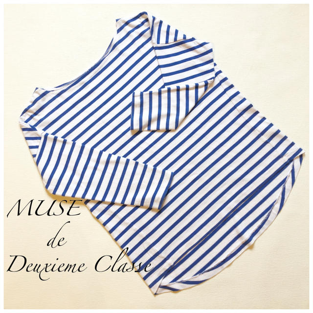 DEUXIEME CLASSE(ドゥーズィエムクラス)のMUSE de Deuxieme Classe✳︎テンジクボーダープルオーバー レディースのトップス(ニット/セーター)の商品写真