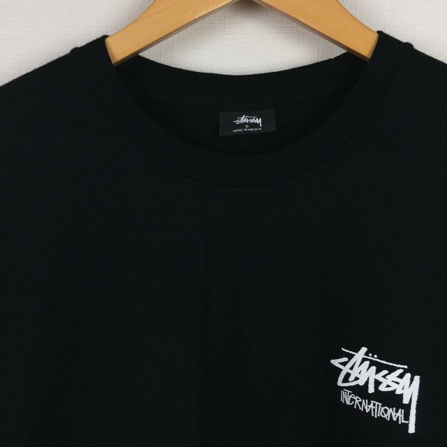 STUSSY(ステューシー)の美品 ステューシー 長袖カットソー ブラック サイズS メンズのトップス(Tシャツ/カットソー(七分/長袖))の商品写真