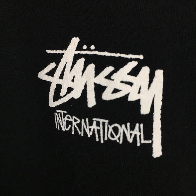 STUSSY(ステューシー)の美品 ステューシー 長袖カットソー ブラック サイズS メンズのトップス(Tシャツ/カットソー(七分/長袖))の商品写真