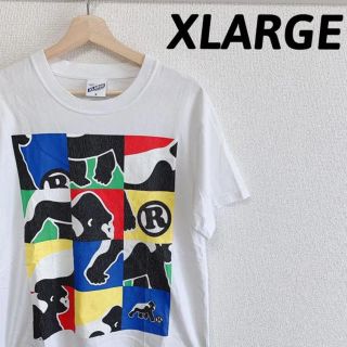 エクストララージ(XLARGE)のX-LARGE エクストララージ 古着 Tシャツ プリント ゴリラ メンズ M(Tシャツ/カットソー(半袖/袖なし))