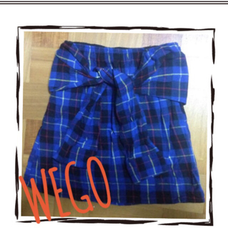 ウィゴー(WEGO)のチェックシャツスカート(ミニスカート)