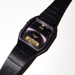 カシオ(CASIO)のCASIO✿ブラック✿カジュアル腕時計(腕時計)