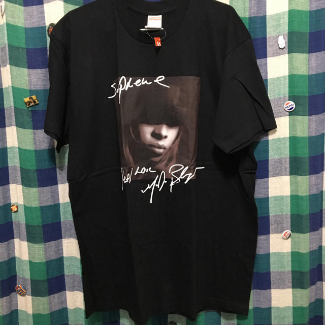 Supreme Mary J. Blige Tee black L