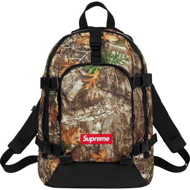 送込 Supreme 19FW Backpack  Real Tree Camo