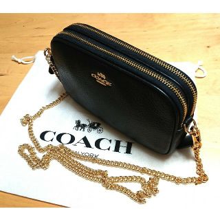 COACH - 新品 コーチ ショルダーバッグ(チェーン)の通販 by momo's ...