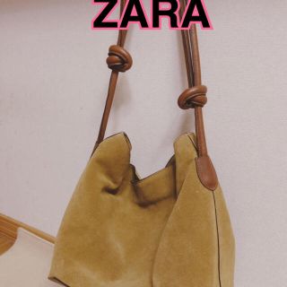 ザラ(ZARA)のmaro様専用ZARAソフトレザーバケットバッグ(ショルダーバッグ)