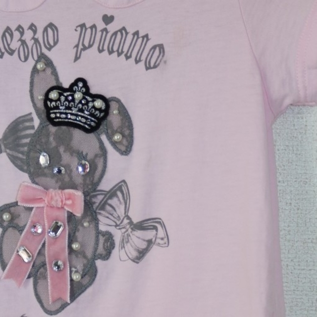 mezzo piano(メゾピアノ)のmezzo piano Tシャツ 120 キッズ/ベビー/マタニティのキッズ服女の子用(90cm~)(Tシャツ/カットソー)の商品写真