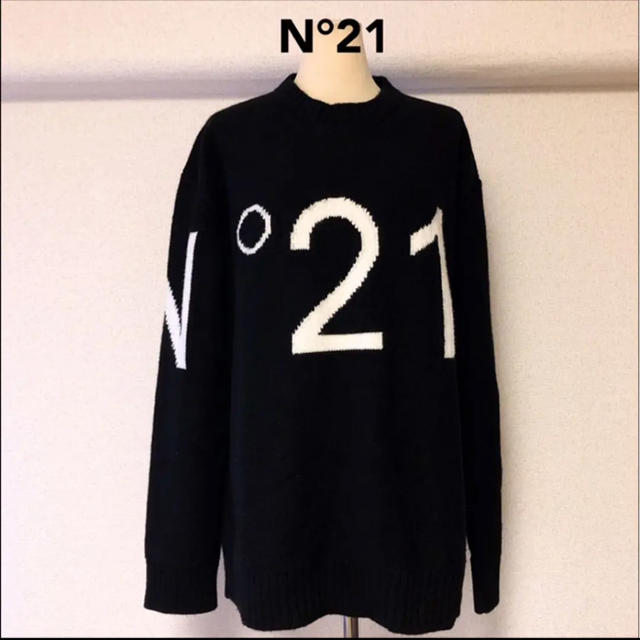N°21 - 定価7万 N°21 ヌメロヴェントゥーノ ビッヌロゴ ニット