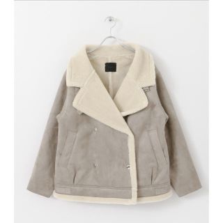 ケービーエフ(KBF)の新品▷KBF＊ムスタンBIGジャケット    L/BEIGE(ムートンコート)