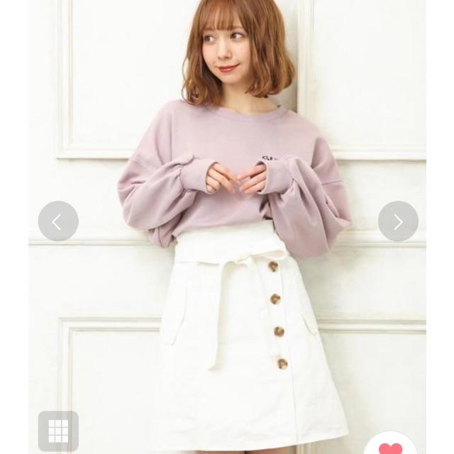 INGNI(イング)のINGNI♡ホワイトスカート レディースのスカート(その他)の商品写真