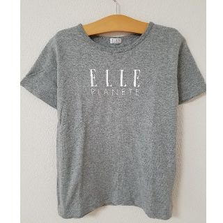 エルプラネット(ELLE PLANETE)のELLE PLANET エル ロゴ Tシャツ グレー 130(Tシャツ/カットソー)