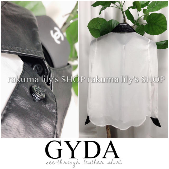 GYDA(ジェイダ)の● GYDA シースルー レザー シャツ ● レディースのトップス(シャツ/ブラウス(長袖/七分))の商品写真