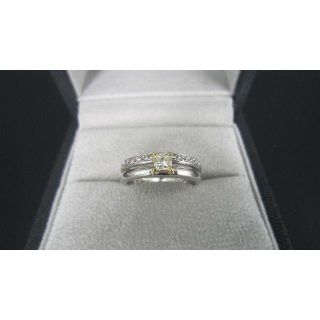 タサキ(TASAKI)の　こころ様専用　ダイヤ 0.31ct pt900 K18 リング 指輪15号(リング(指輪))