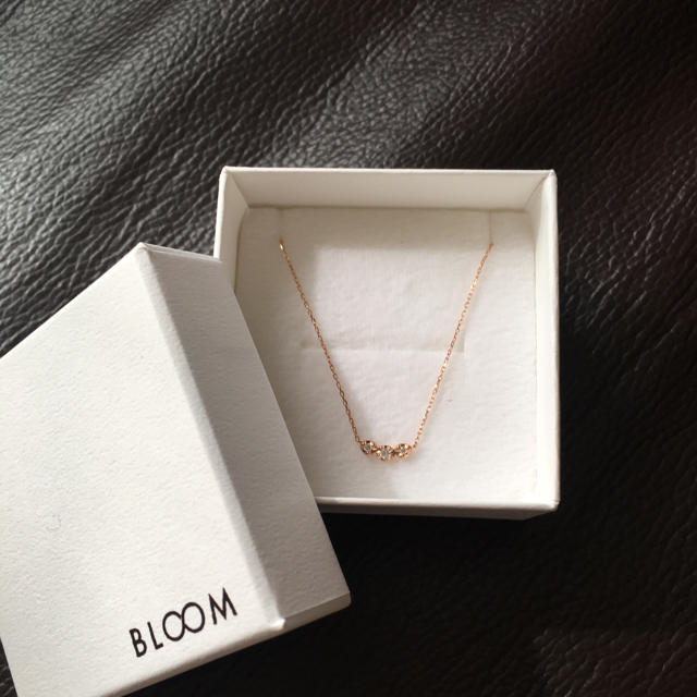 BLOOM(ブルーム)のBLOOM ブルーム♡10K ネックレス ピンクゴールド♡ レディースのアクセサリー(ネックレス)の商品写真