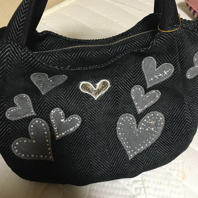 超レア品❤️シンクビー❤️ツイード素材❤️ハートワッペンレディース