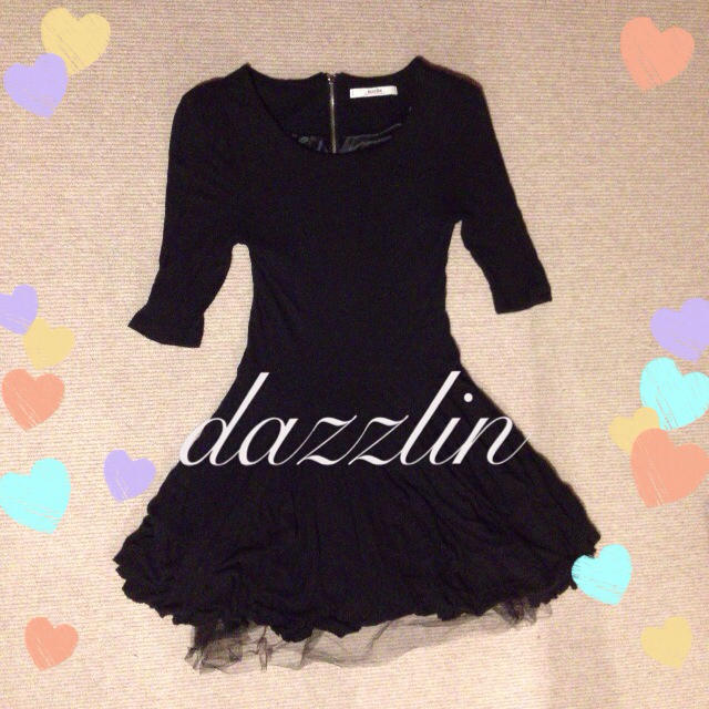 dazzlin(ダズリン)のdazzlin♡ブラックOP レディースのワンピース(ひざ丈ワンピース)の商品写真