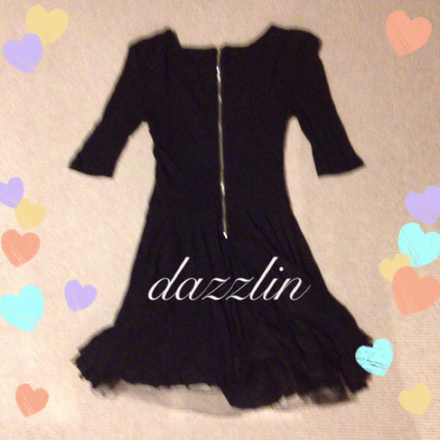 dazzlin(ダズリン)のdazzlin♡ブラックOP レディースのワンピース(ひざ丈ワンピース)の商品写真