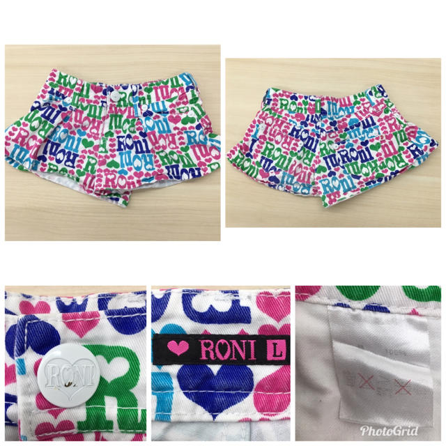 RONI(ロニィ)のハーフパン・短パン・ショートパンツ・2枚セット キッズ/ベビー/マタニティのキッズ服女の子用(90cm~)(パンツ/スパッツ)の商品写真