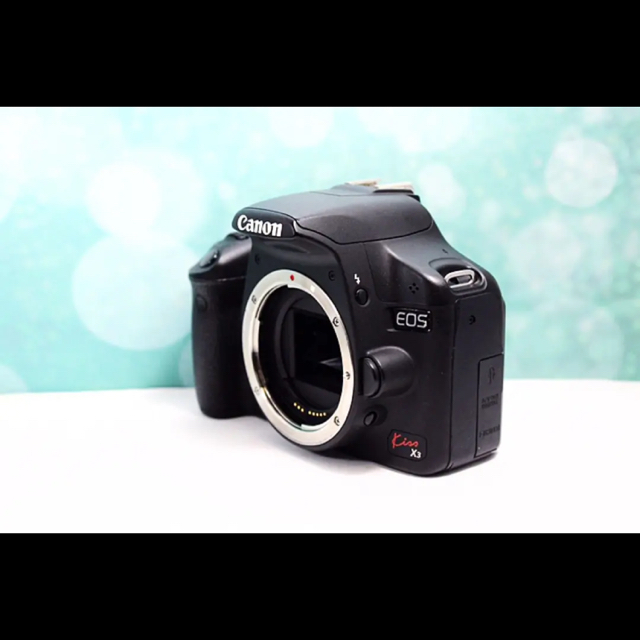 ド迫力300mm望遠‼️スマホ転送&動画❤️CANON EOS KISS X3-