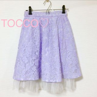 トッコ(tocco)のトッコ TOCCO♡ スカート レース チュール(ひざ丈スカート)