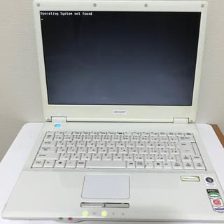 シャープ(SHARP)のシャープノートパソコン ジャンク品(ノートPC)