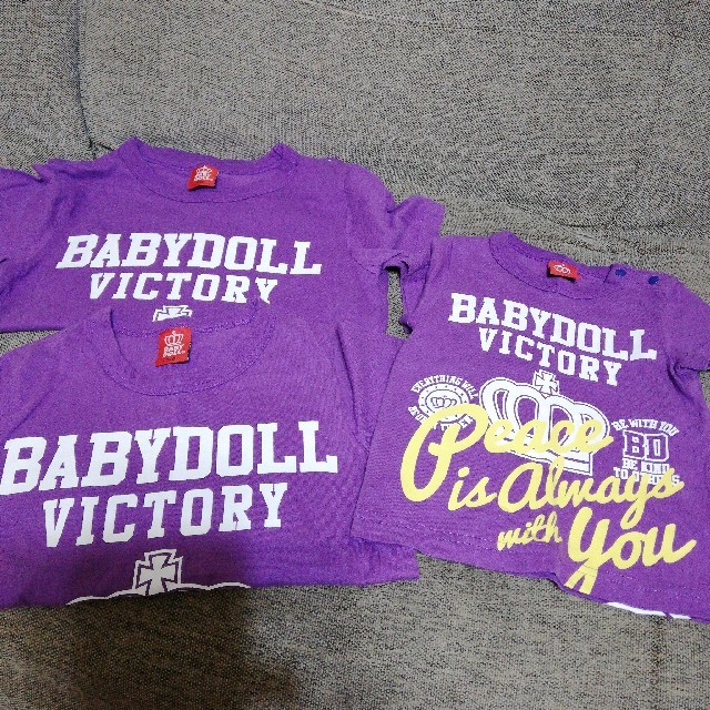 BABYDOLL(ベビードール)のBABY DOLL*Tシャツ3枚セット【SIZE:80.120.130cm】 キッズ/ベビー/マタニティのキッズ服男の子用(90cm~)(Tシャツ/カットソー)の商品写真