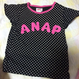 アナップキッズ(ANAP Kids)のANAPキッズ ドット柄Tシャツ♡値下げ(Tシャツ/カットソー)